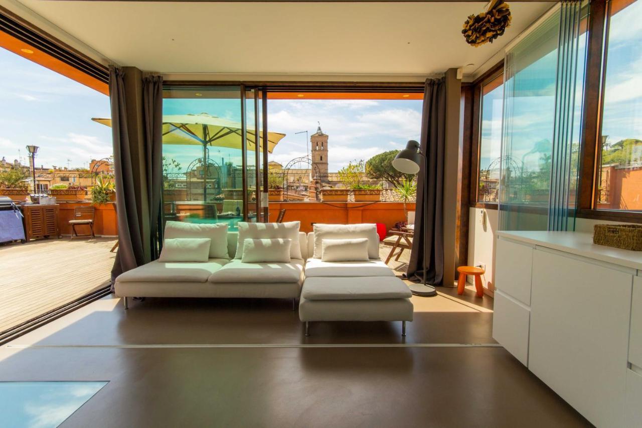 Pelliccia 11 Trastevere Penthouse Rom Exteriör bild