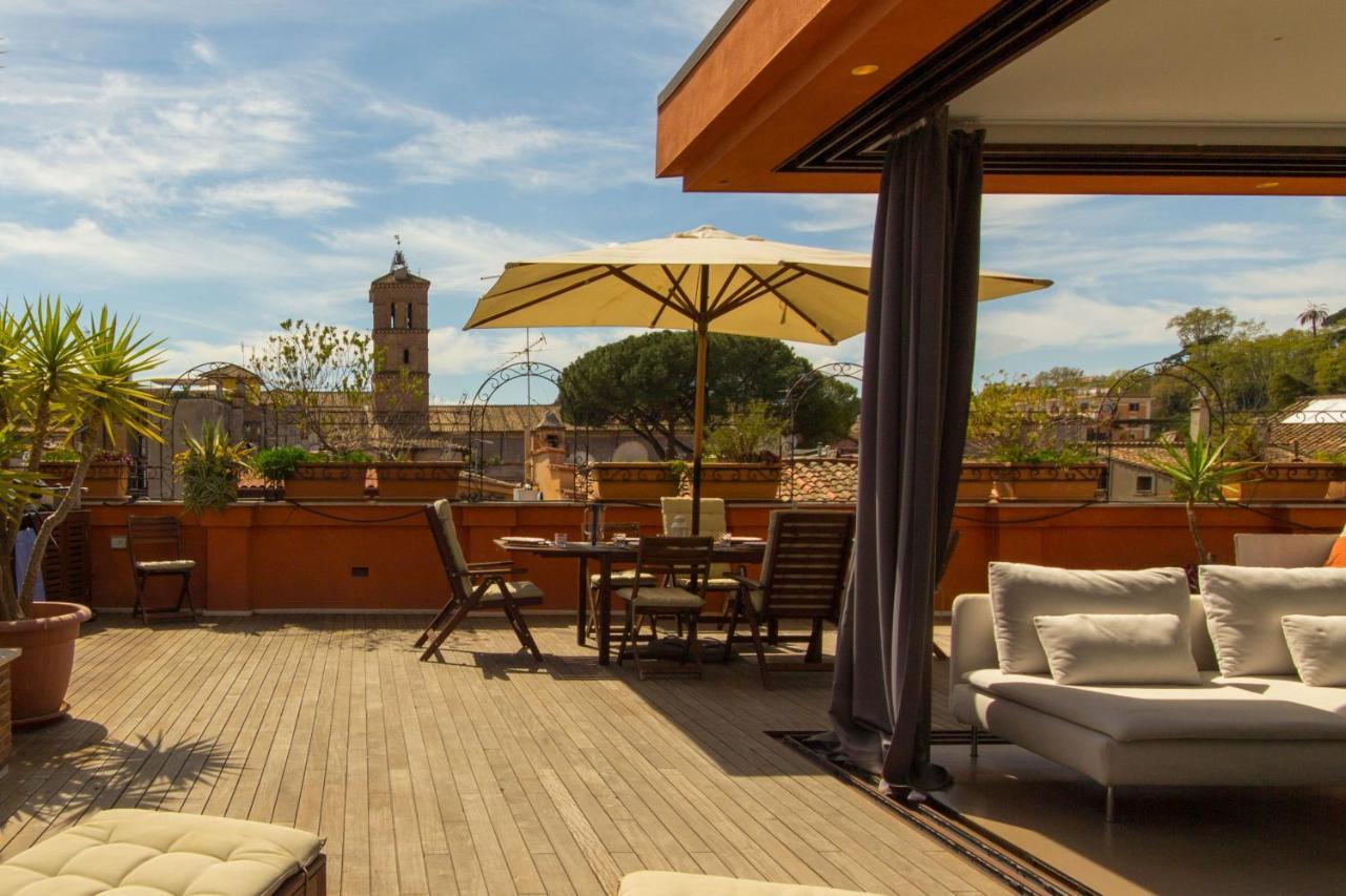 Pelliccia 11 Trastevere Penthouse Rom Exteriör bild