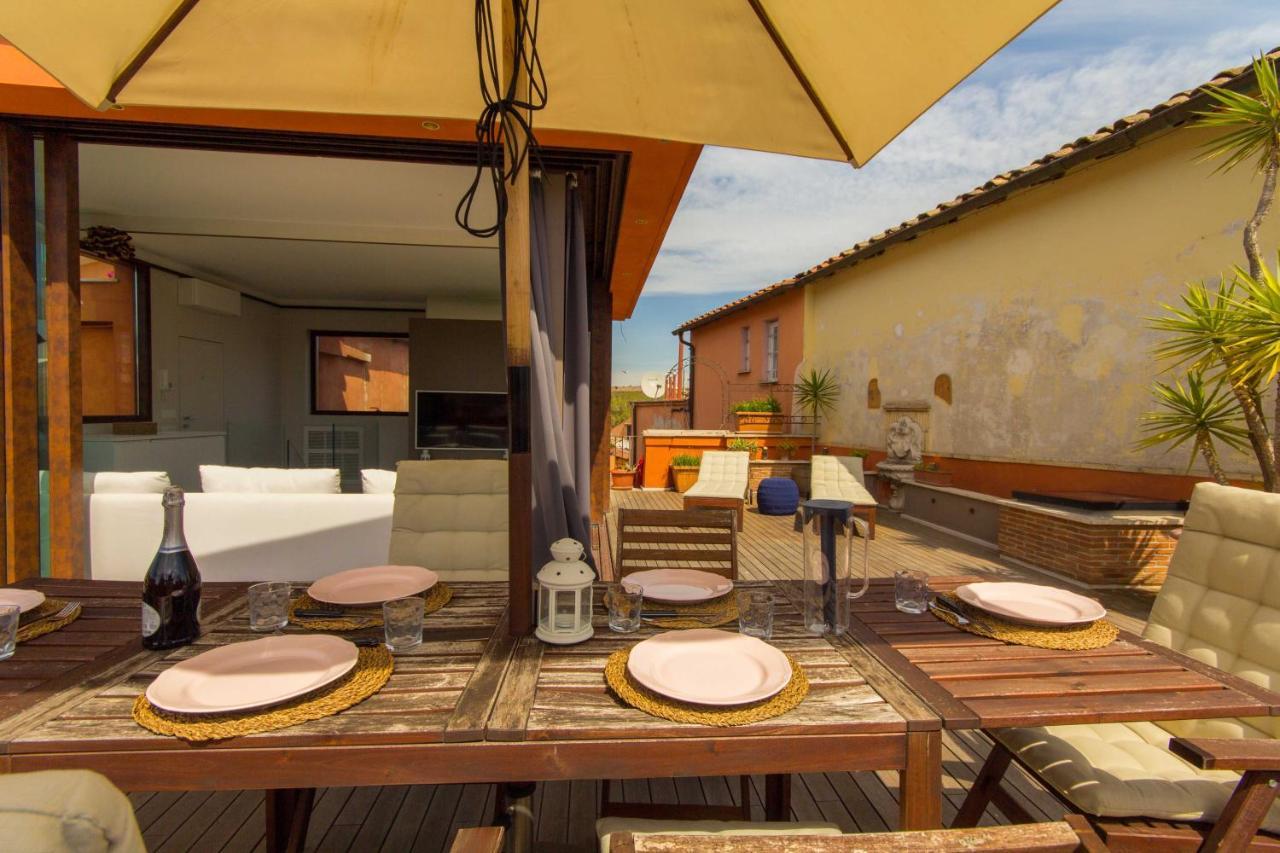 Pelliccia 11 Trastevere Penthouse Rom Exteriör bild