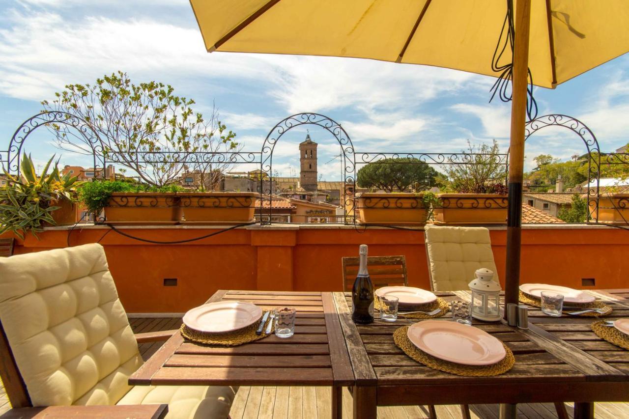 Pelliccia 11 Trastevere Penthouse Rom Exteriör bild