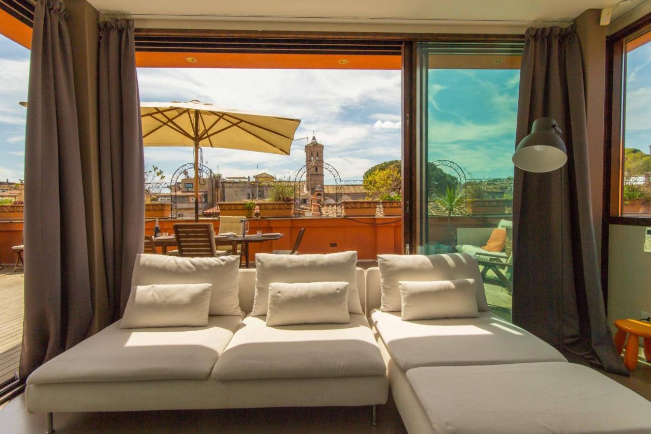 Pelliccia 11 Trastevere Penthouse Rom Exteriör bild
